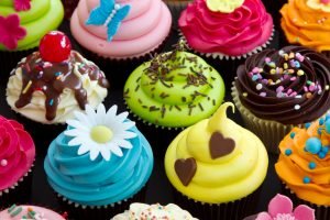 Cupcakes om uit te delen