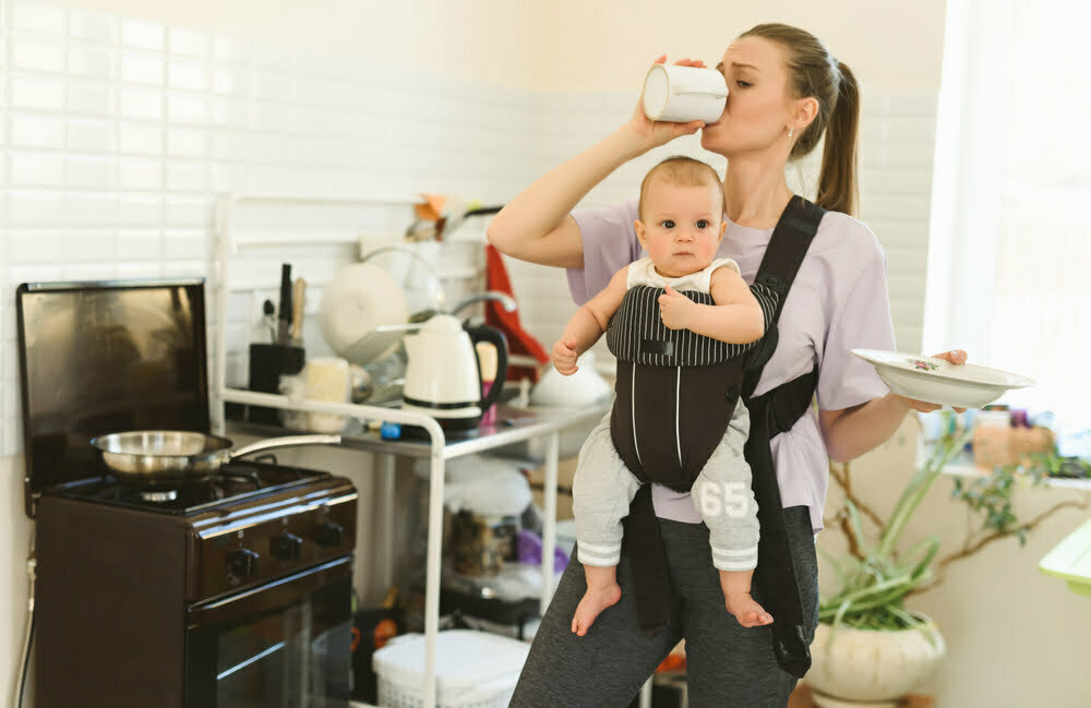 Toekomen aan het huishouden met een baby: drie tips