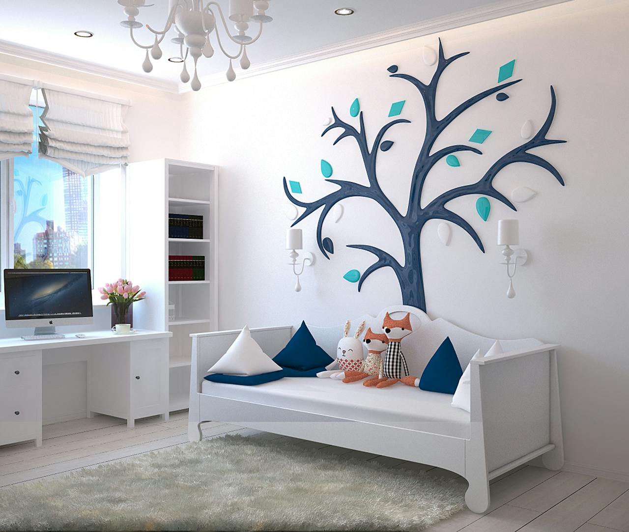 Hoe richt je een kinderkamer in voor twee kinderen?