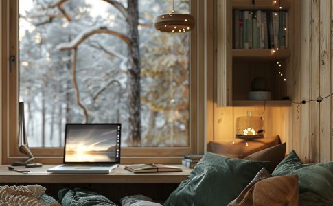 Loze hoek in de woonkamer