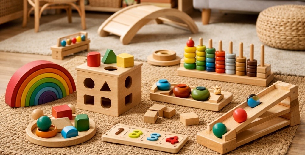 Montessori speelgoed - waardevol cadeau voor je kind van 1, 2 of 3 jaar